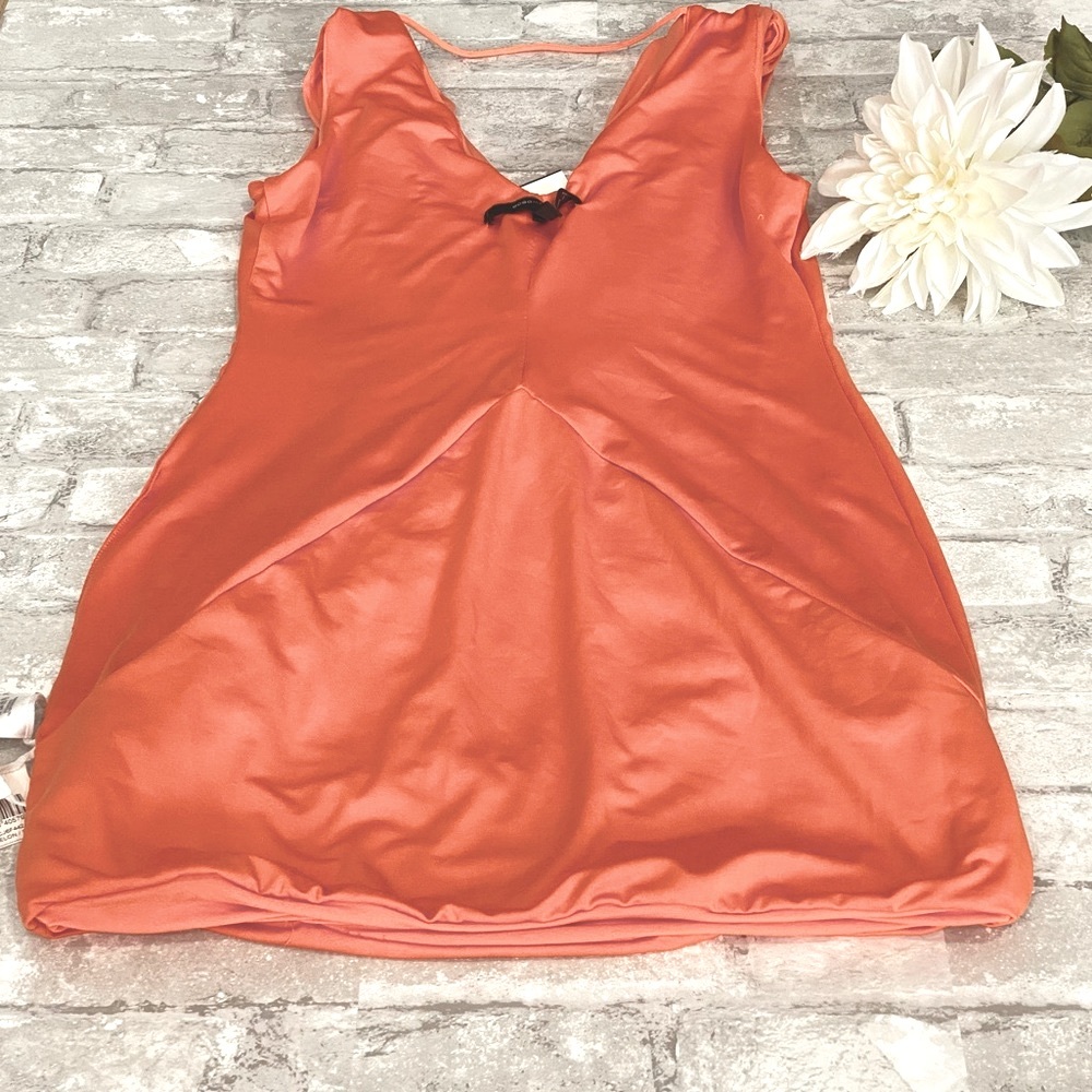 SOLD | 🔥SALE🔥 BCBGMaxAzria Alondra Melon Bodycon Mini Dress - Picture 9 of 16